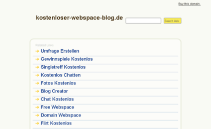 kostenloser-webspace-blog.de