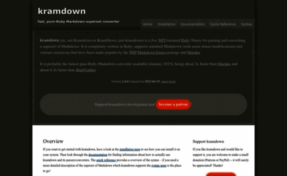 kramdown.gettalong.org