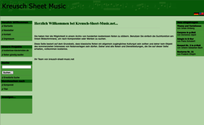 kreusch-sheet-music.net