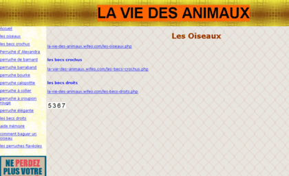 la-vie-des-animaux.wifeo.com