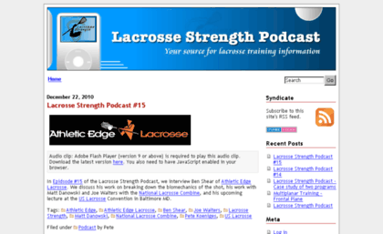 lacrossestrengthpodcast.com