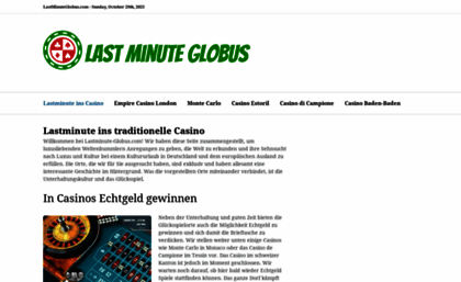 lastminute-globus.com