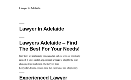 lawyerinadelaide.com.au