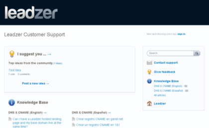 leadzer.uservoice.com