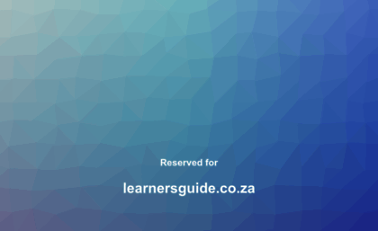 learnersguide.co.za