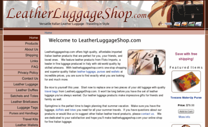 leatherluggageshop.com