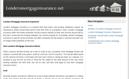 lendersmortgageinsurance.net
