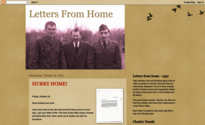 lettersfromhome1952.blogspot.com