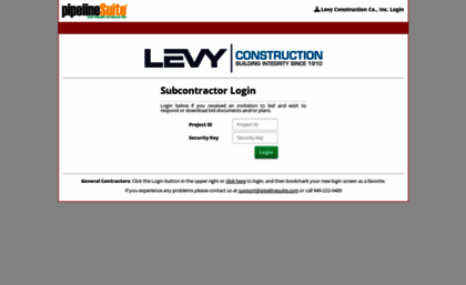 levyconstruction.pipelinesuite.com