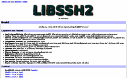 libssh2.org