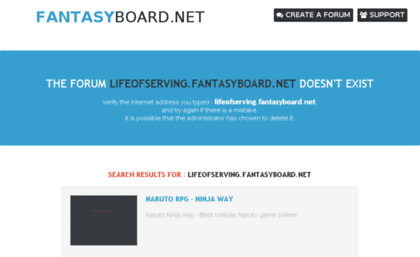 lifeofserving.fantasyboard.net