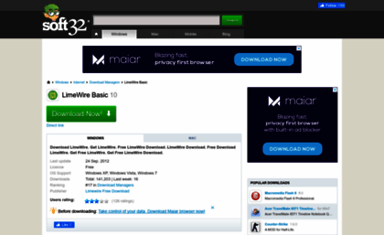 limewire-basic.soft32.com