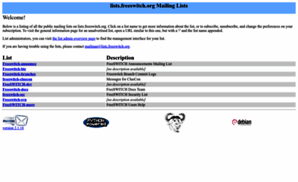 lists.freeswitch.org