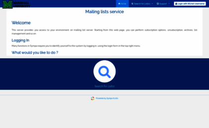 lists.marshall.edu