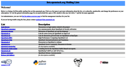 lists.openstack.org