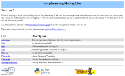 lists.pfsense.org