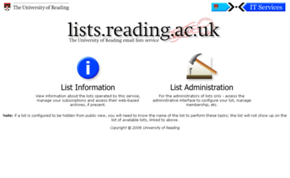lists.rdg.ac.uk