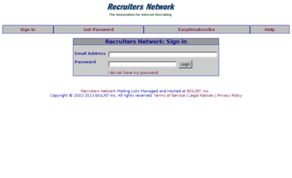 lists.recruitersnetwork.com