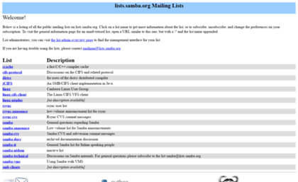 lists.samba.org