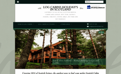 Logcabinsscotland Net Website Log Cabins Scotland Holiday