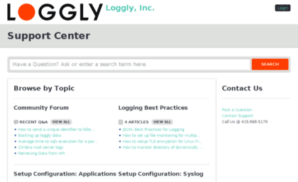 loggly.desk.com
