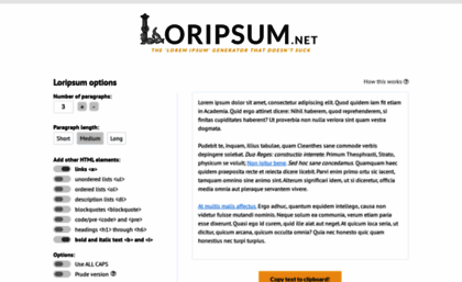 loripsum.net