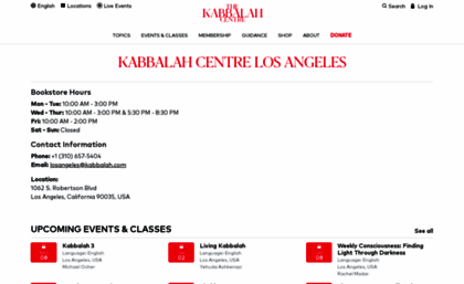 losangeles.kabbalah.com