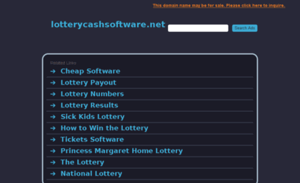 lotterycashsoftware.net