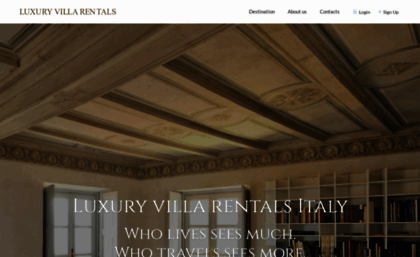luxuryvillarentalsitaly.com
