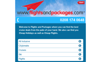 m.flightsandpackages.com