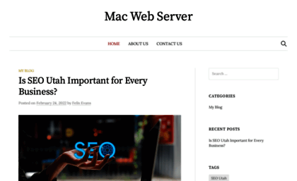 Web server for mac