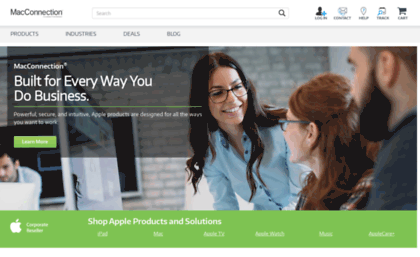 Macconnection.com website. Apple Authorized Reseller - MacConnection.