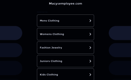 macysemployee.com