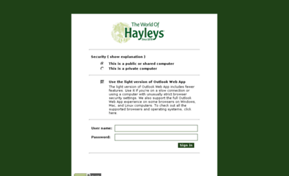 mail.hayleys.com