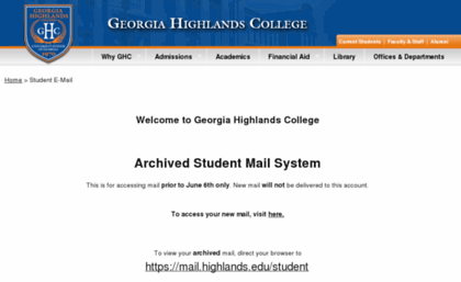 mail.highlands.edu