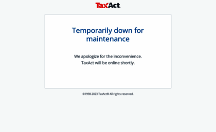 maintenance.taxact.com