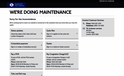 maintenance.tfl.gov.uk