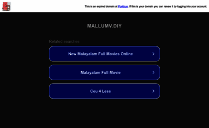 Mallumv.diy website. Malayalam Movies Download | New Malayalam Movies