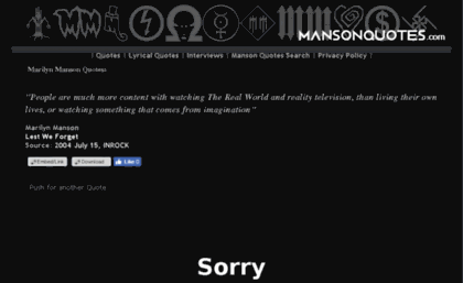 mansonquotes.com