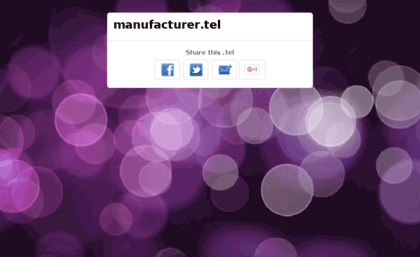 manufacturer.tel