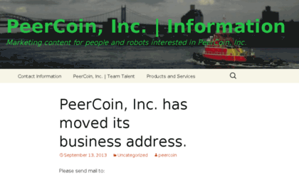 marketing.peercoin.com