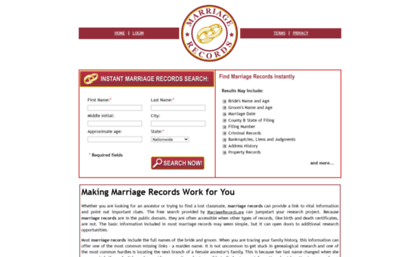 marriagerecords.org