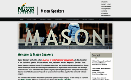 masonspeakers.gmu.edu