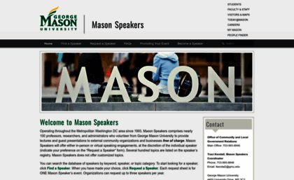 masonspeakers.gmu.edu