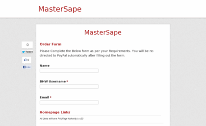 mastersape.com