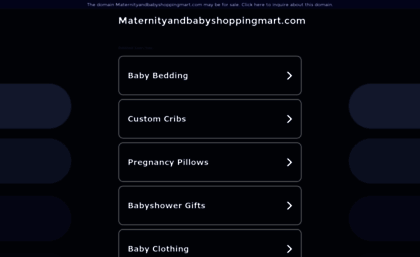 maternityandbabyshoppingmart.com
