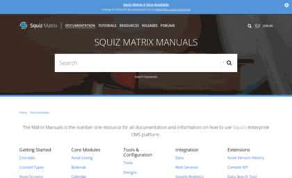 matrix-manuals.squiz.net