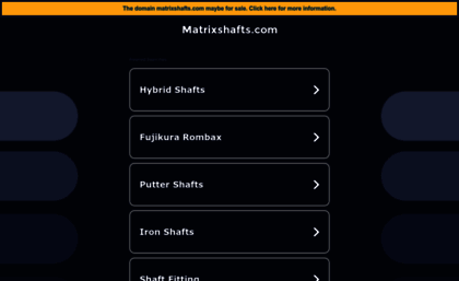 matrixshafts.com