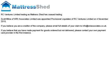 mattressshed.co.uk