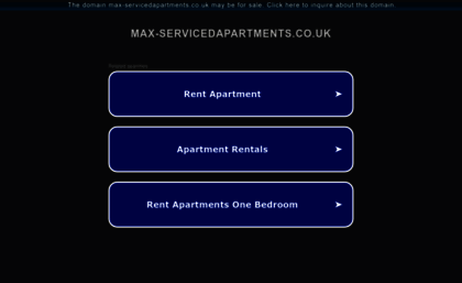 max-servicedapartments.co.uk